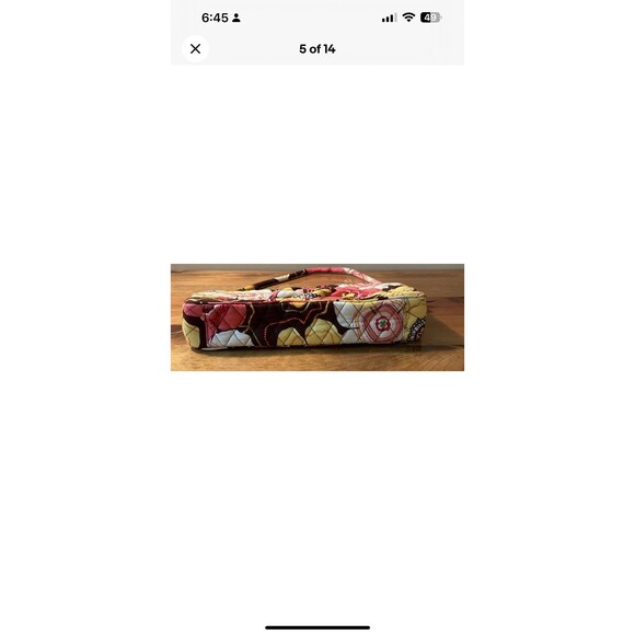 Vera Bradley Buttercup “Knot Just A Clutch” Magnetic Handbag & Change Purse NEW - Picture 5 of 12